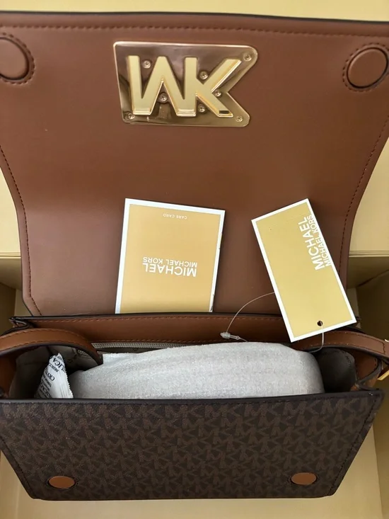 Michael Kors Dark Brown Crossbody Bag - Picture 2 of 8